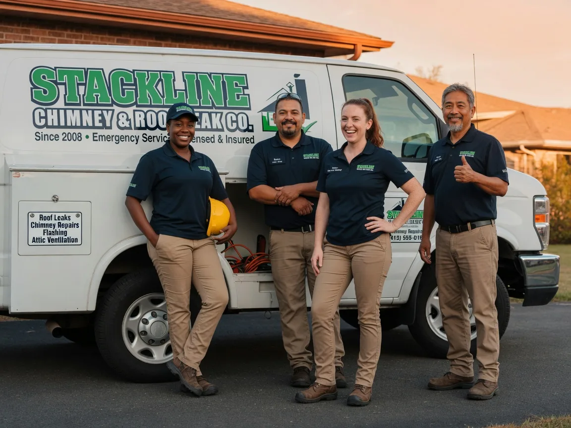 Chimney flashing repair company in Stroh, IN